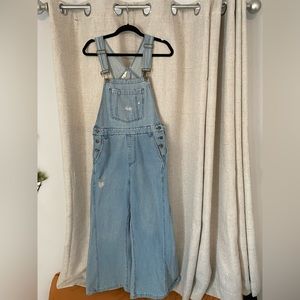 Bell bottom overalls